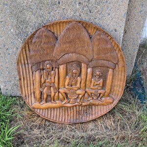 Large African Wall Plaque